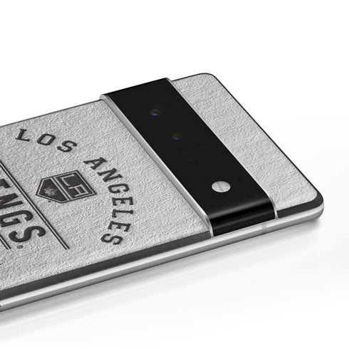 NHL Los Angeles Kings Black Text Google Pixel 6 Skin